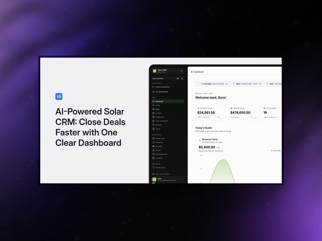 The Sozo CRM